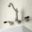 Kingston Brass Duchess Two-Handle Wall Mount Bathroom Faucet-48381120