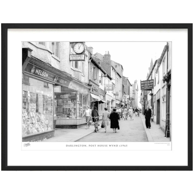 Darlington, Post House Wynd C1965 by Francis Frith - Single Picture Frame Print, 45cm H x 60cm W x 2.3cm D