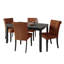 Ensemble de salle à manger Danina avec chaises rembourrées et table rectangulaire de 59 po-103977116-103977118