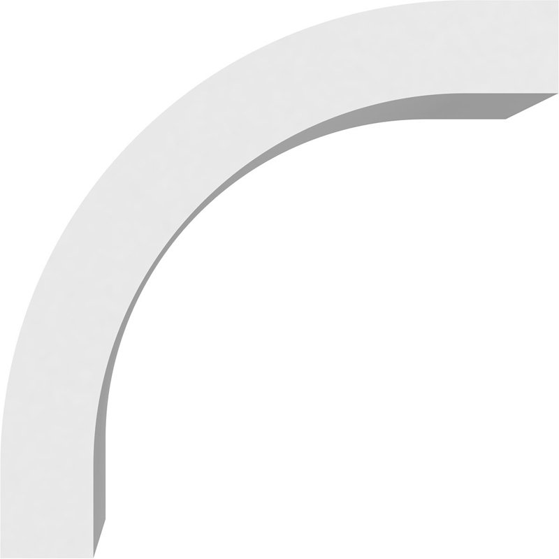 Genouillère en PVC de qualité architecturale standard H 5 po x P 6 po x H 6 po, H 6 po x l 5 po x P 6 po