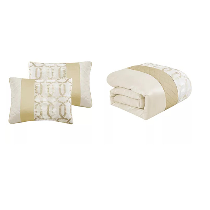 Polyester Geometric Shapes Comforter