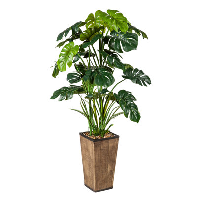 Plante artificielle Monstera en pot