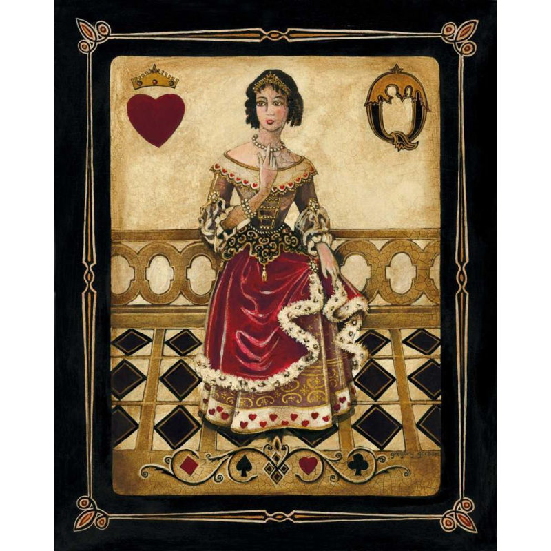 «Darle Home Co Gorham, Gregory», reproduction d'art sur toile tendue: Harlequin Queen