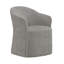 Chaise rembourrée Faouzi avec roulettes-579871356