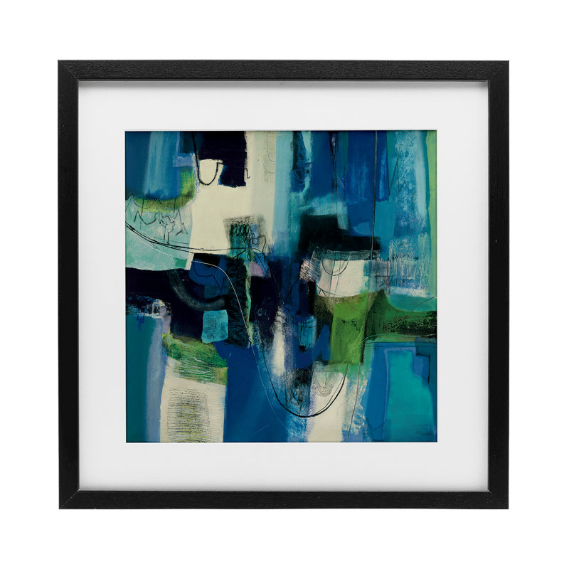 «Abstract Essenza Composition», reproduction encadrée sous verre, conception de Maurizio Piovan, H 13 po x l 13 po