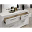 Superbe table de chevet chromée ultra-brillante 1pc
