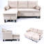 Canapé modulaire à méridienne réversible en L-618061516