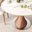 Ensemble de table de salle à manger moderne en pierre frittée 3/5 pièces avec chaises de cuisine en cuir PU pour 2/4-158853008-158853013-160705592
