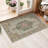 Washable Oriental Area Rug - Rugs for Living Room Soft Carpet for Bedroom Waterproof Floral Distressed Indoor Stain Resistant Non-Shedding Floor Carpets (Green)-232252213