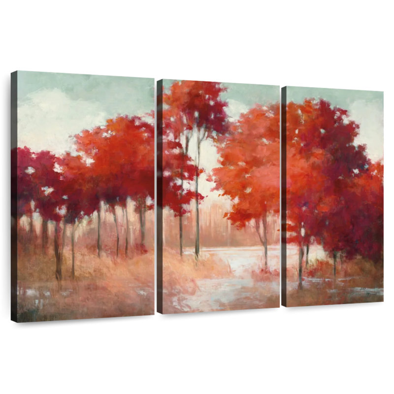 Harnek Serene Autumn Lake, 24" H x 38" W