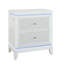 Table de chevet blanche ADALID