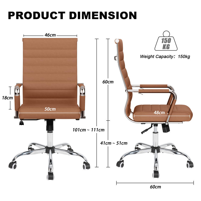 Office Chair, Brown