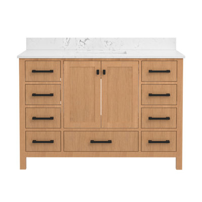 Meuble-lavabo autoportant 48 po avec comptoir 48 po
