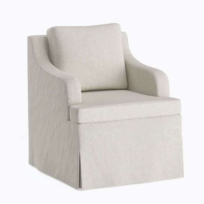 Méridienne capitonnée à boutons, fauteuil à oreilles