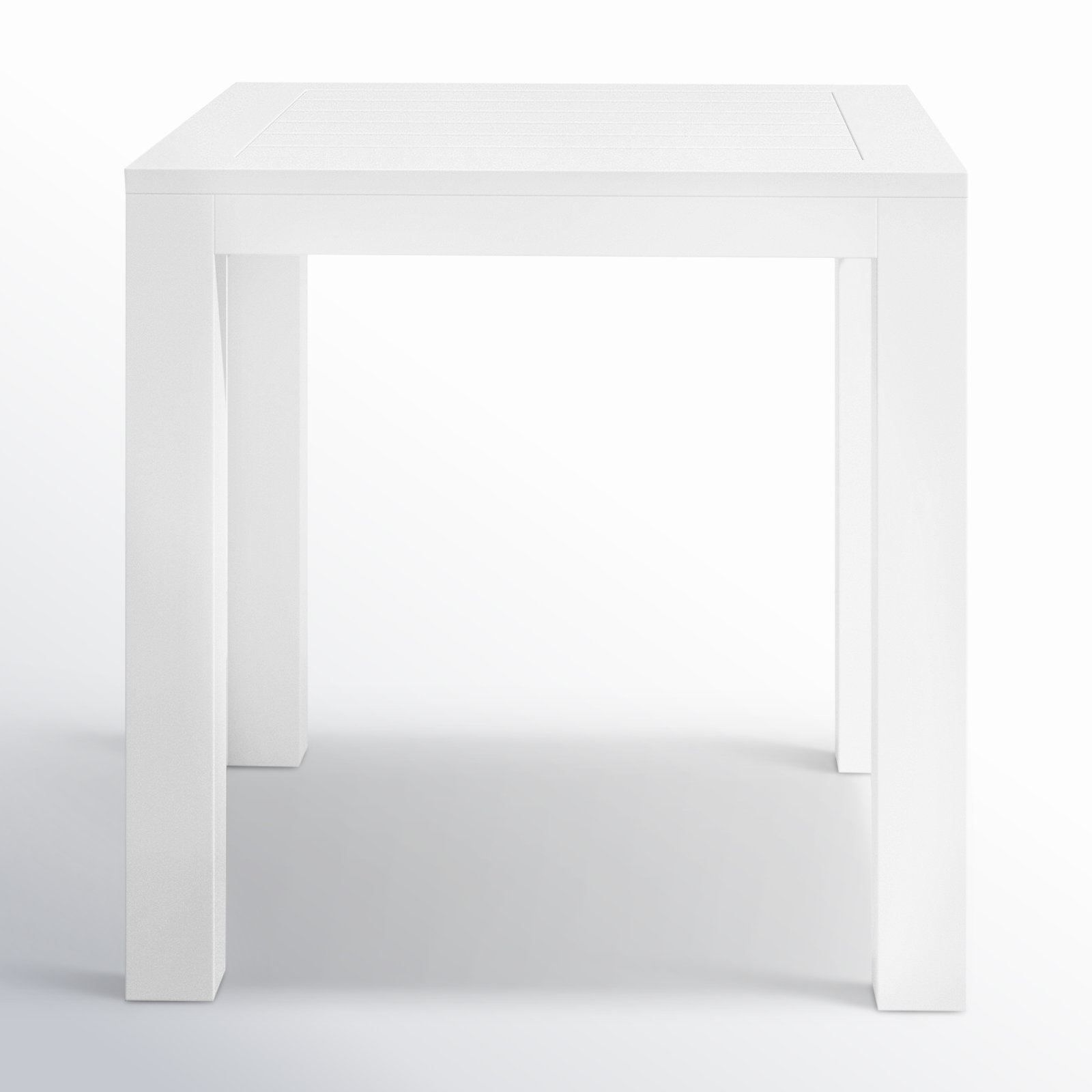 Camela 39.65'' Aluminum Outdoor Bar Table