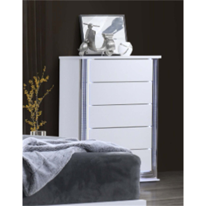 Commode blanche à lune MOON