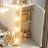 Barbay Farmhouse Makeup Vanity with Lights and Stool