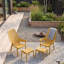 NITA High Back Lounge Chair with NITA Footstool Ginger Pack of 2