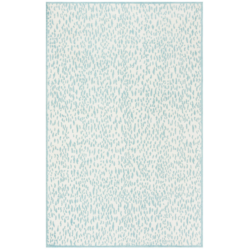 Tapis à imprimé animal tissé à la main Ankit, Rectangle 2 pi 3 po x 4 pi