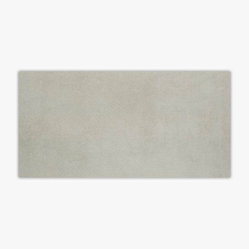 Carreau de porcelaine singulier l 24 po x L 48 po, Gris anthracite lustré