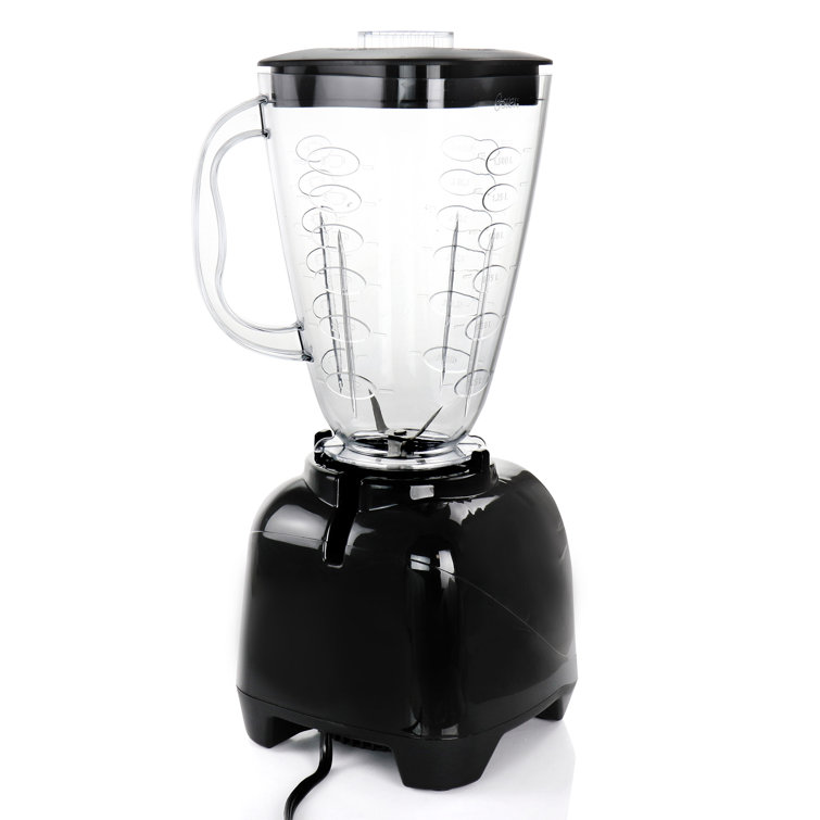 Oster Classic Series 5-Speed Blender, Black, 6 cup, 5 speeds, Easy