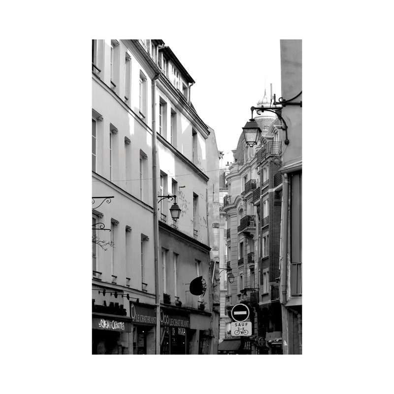 Parisian Stroll III by Sharon Chandler - Wrapped Canvas Print, 20.32 cm H x 30.48 cm W