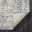 Tapis bleu et beige à motif floral Gerzon-1515462643
