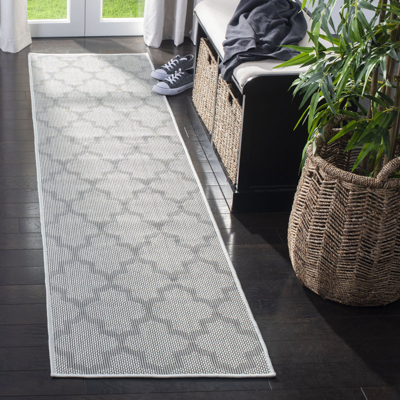 Murielle Performance Machine Washable Geometric Indoor/Outdoor Area Rug, Runner 2' x 12'