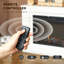 Manufactured Wood, Glass, Steel, Plastic Remote