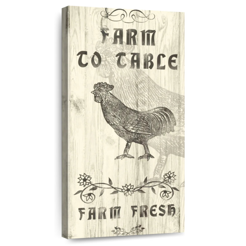 Panneau de ferme à table, H 24 po x l 12 po