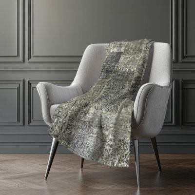 Addison Machine Washable Sherpa Throw Blanket
