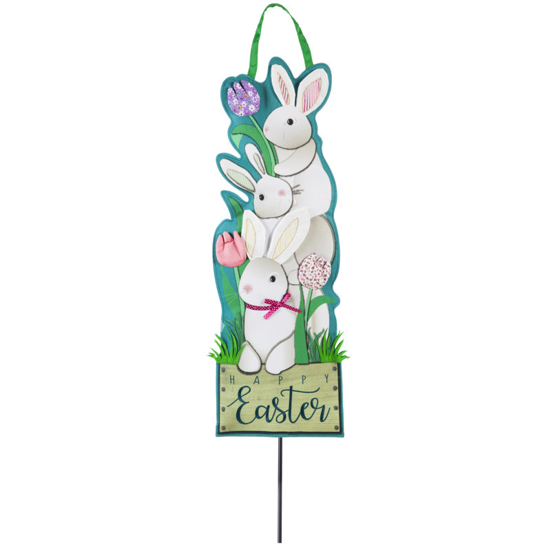 Jeu de jardin lapin trio
