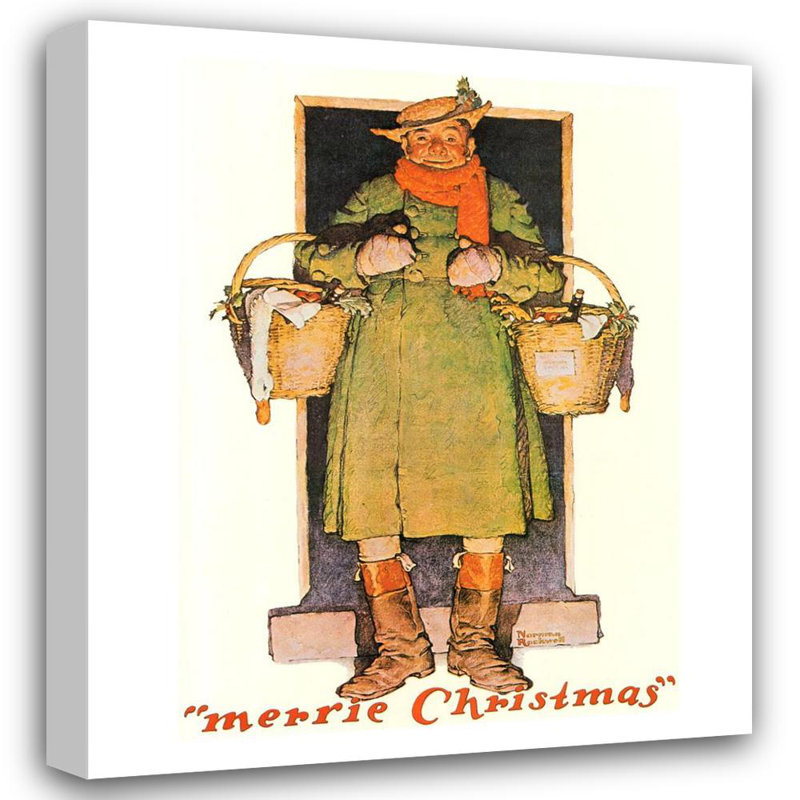 Merrie Christmas: Man With Christmas Goo, H 23 po x l 20 po