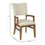 Chaise avec accoudoirs rembourrée Contour