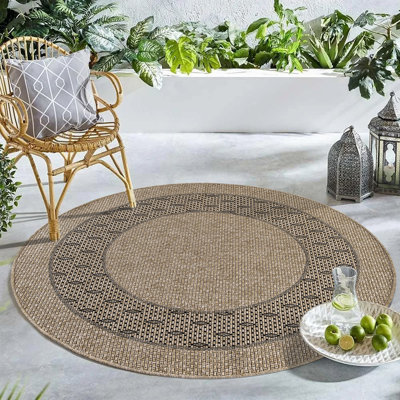Tapis intérieur / extérieur tissé à la machine Doras