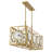 Balfour 8-Light Linear Chandelier in Brass-128676677
