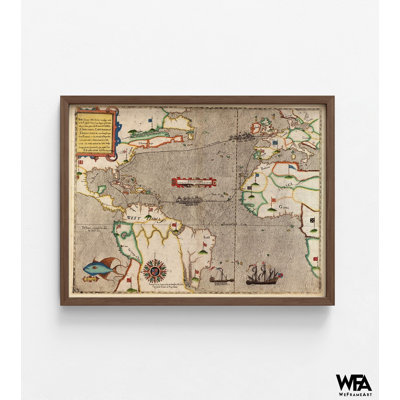 «Sir Francis Drake In Santa Domingo 1589», décor de bureau historique, affiche murale de chambre antique, impression d'idée de cadeau de l'histoire du Royaume-Uni