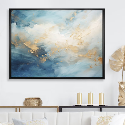 " Gold And White Marble Geode "