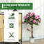 90cm Faux Rose Tree Plant in Pot-903063431