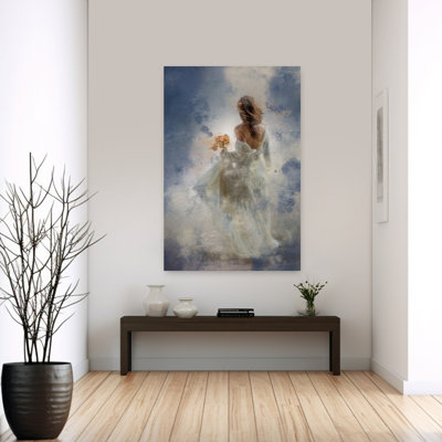 ...Rappelle-moi encore une fois qui je suis...' Affiche murale abstraite contemporaine de paysage naturel