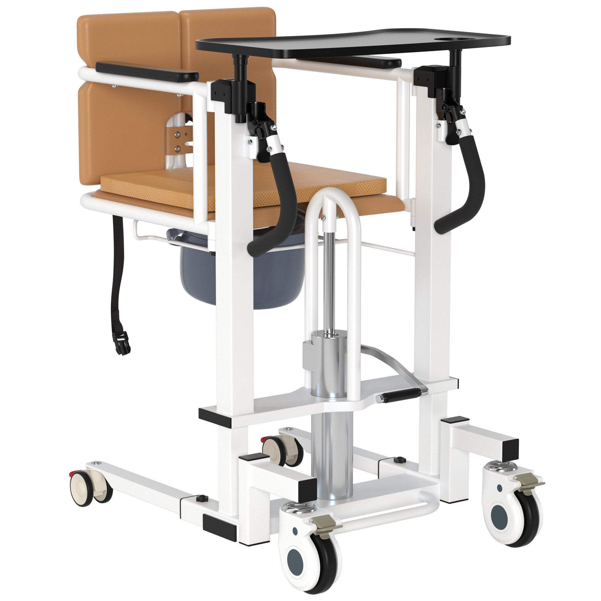Ebern Designs Multi-Functional Lift Transfer Chair Commode For Home ...