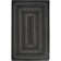 Cristene Braided Jute Reversible Black/Gray Rug
