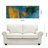 Reedy Blue I - Unframed Print on Glass