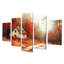 «Cottage in the Autumn Woods III», art mural campagne - décoration murale campagne