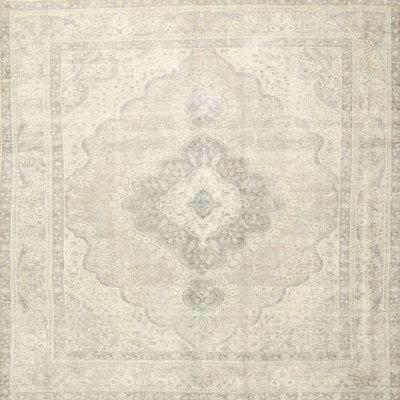 Tapis beige/gris traditionnel Latt