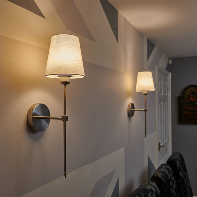 Omniance Monaco Rechargeable Wireless Wall Lights with Remote - 2 Pack
