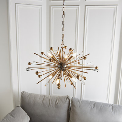 Millvale 8 - Light Sputnik Chandelier