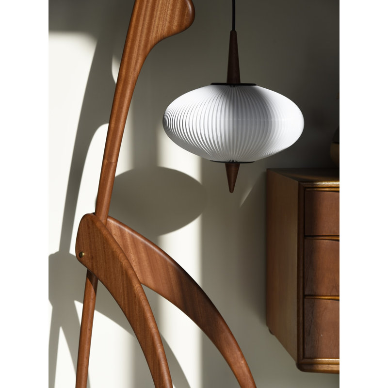Praying Mantis Floor Lamp, Black Ash