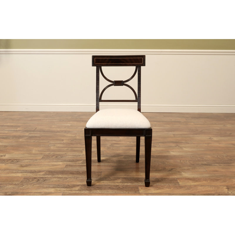Upholstered Dining Chair, Walnut