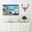 Fukui Bridge In Echizen Province by Katsushika Hokusai - Wrapped Canvas Painting-55363737